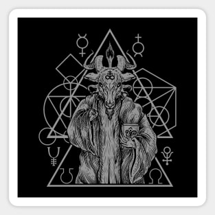 Occult Sacred Geometry Baphomet Magnet